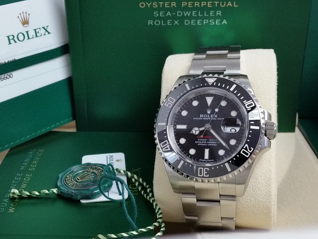Rolex 50th Anniversary Red Sea-Dweller 126600 Brand New