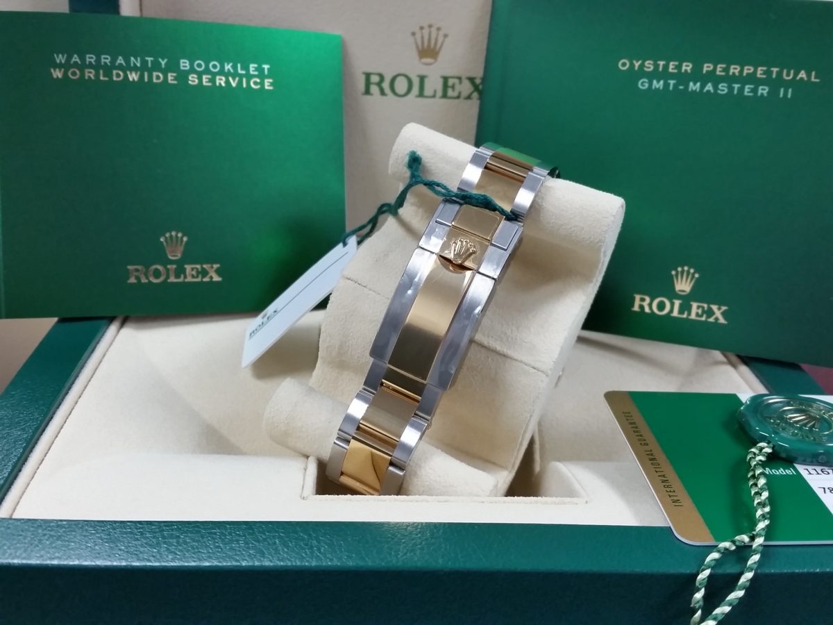 Rolex GMT master II 18k gold steel 116713 Ceramic