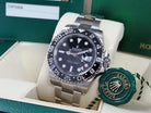 Rolex GMT Master II Ceramic Green/Black 116710LN Brand New Full Set Stickers