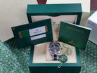 Rolex Datejust II 41 Slate Green Roman 126334-0022 Oyster Band 18k Gold Fluted