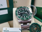 Rolex Submariner Date 116610LV Green Dial/Bezel Ceramic HULK w/Stickers Brand New