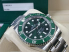 Rolex Submariner Date 116610LV Green Dial/Bezel Ceramic HULK w/Stickers Brand New