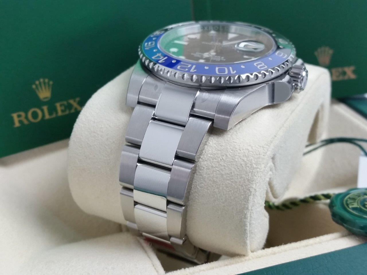 Rolex GMT Master II BATMAN Blue Black 116710BLNR w/Stickers Brand New