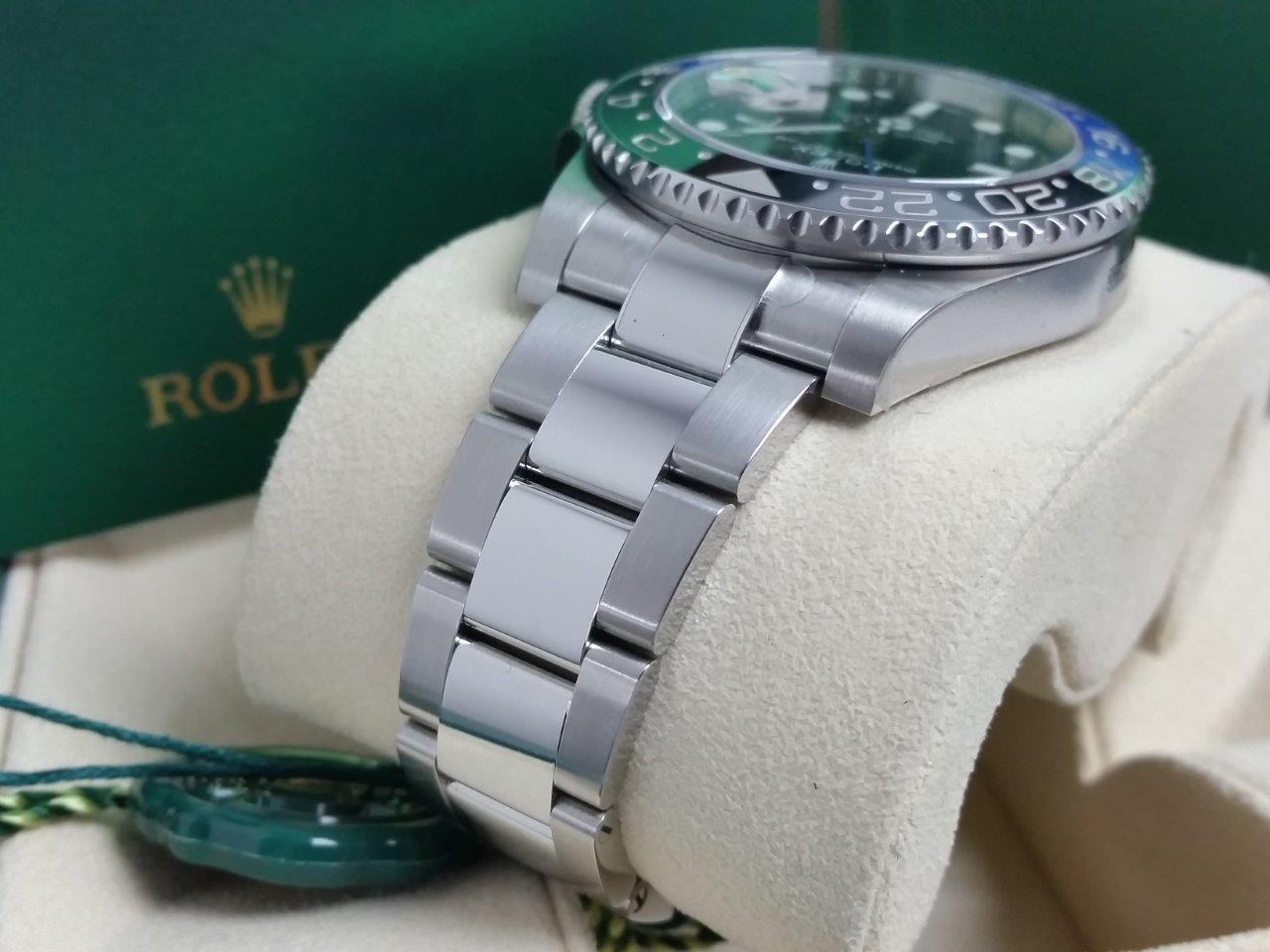 Rolex GMT Master II BATMAN Blue Black 116710BLNR w/Stickers Brand New