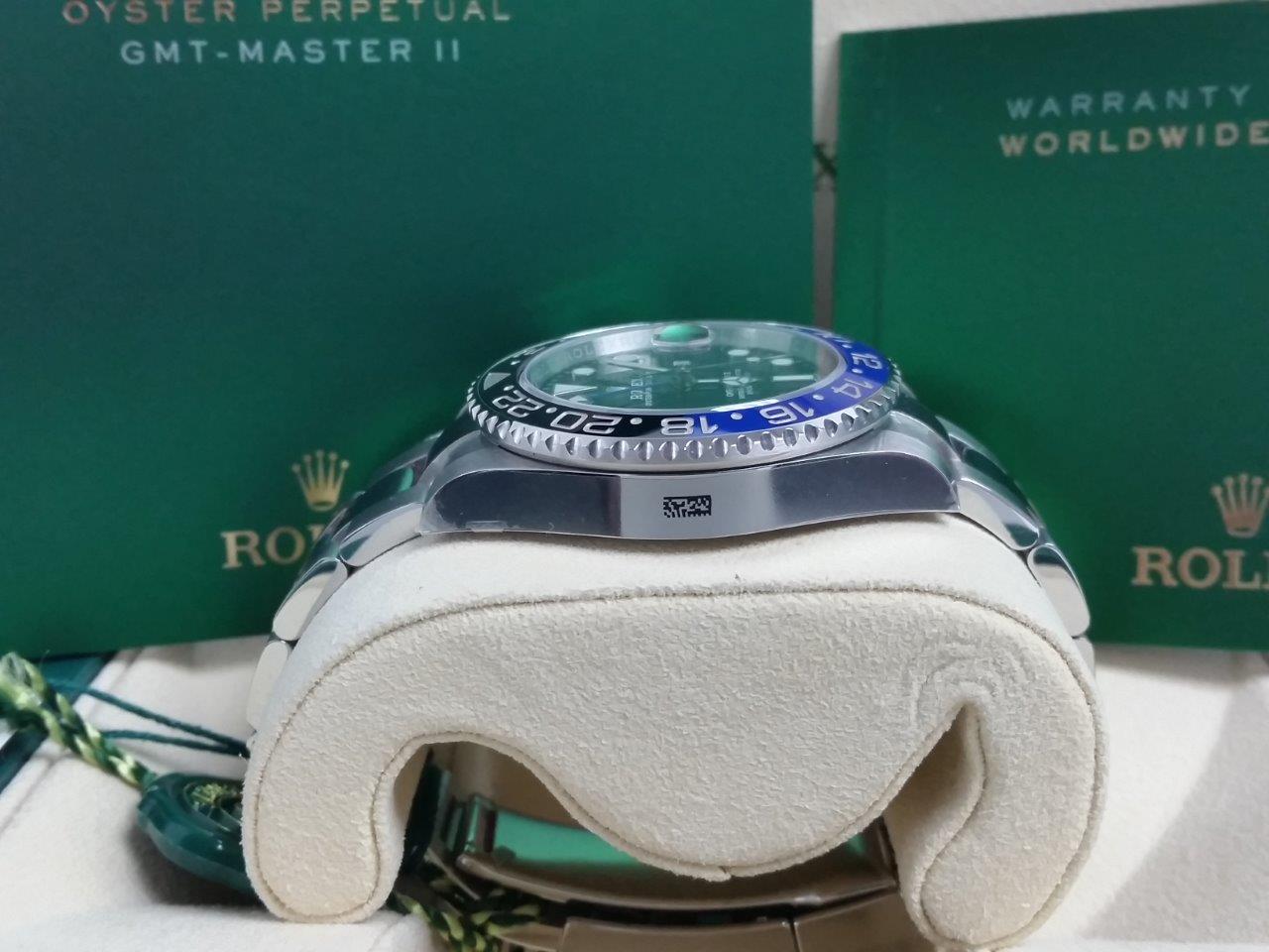 Rolex GMT Master II BATMAN Blue Black 116710BLNR w/Stickers Brand New