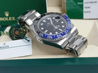 Rolex GMT Master II BATMAN Blue Black 116710BLNR w/Stickers Brand New