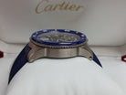 BRAND NEW Calibre de Cartier Diver WSCA0011 3729 BLUE Ceramic Rubber 300M Box/Papers