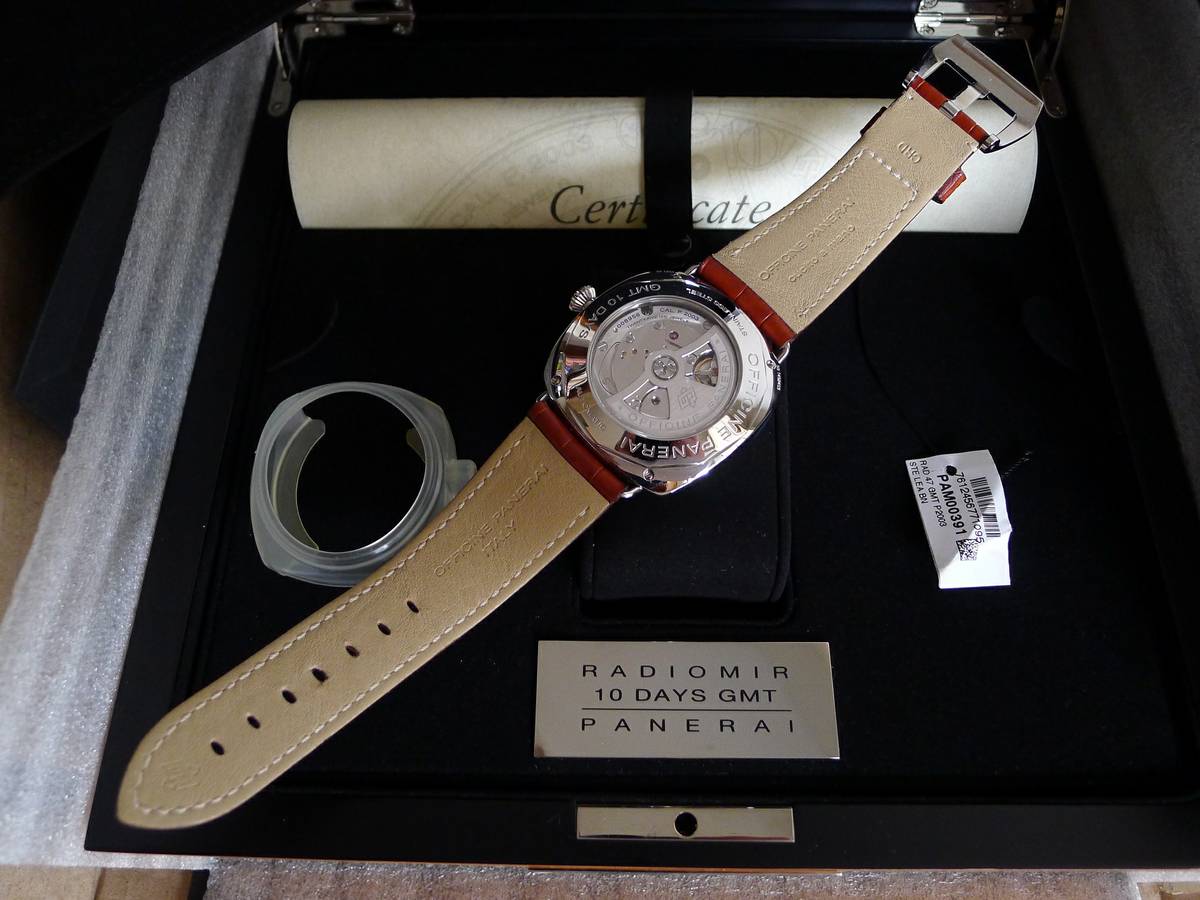 Panerai Radiomir pam 391 gmt 10 days am pm 47mm