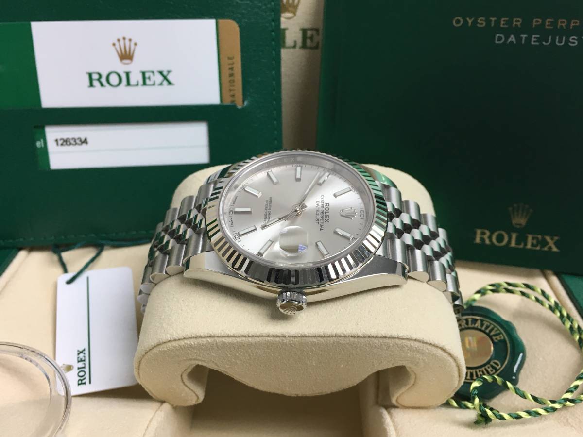 Rolex Datejust 41 II 126334 Jubilee 18k White gold Bezel
