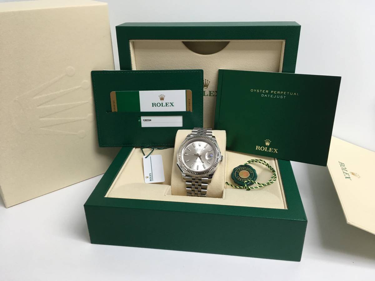 Rolex Datejust 41 II 126334 Jubilee 18k White gold Bezel