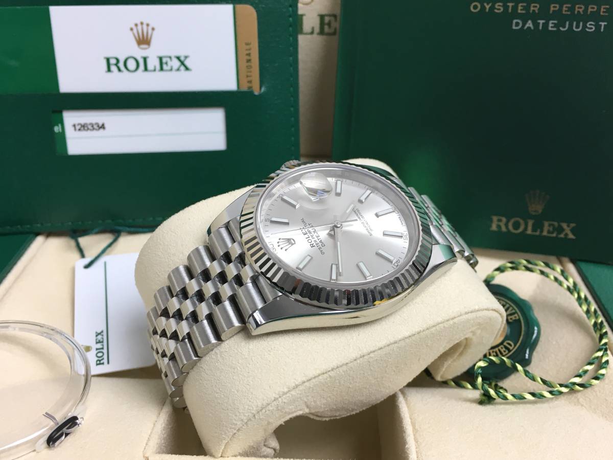Rolex Datejust 41 II 126334 Jubilee 18k White gold Bezel
