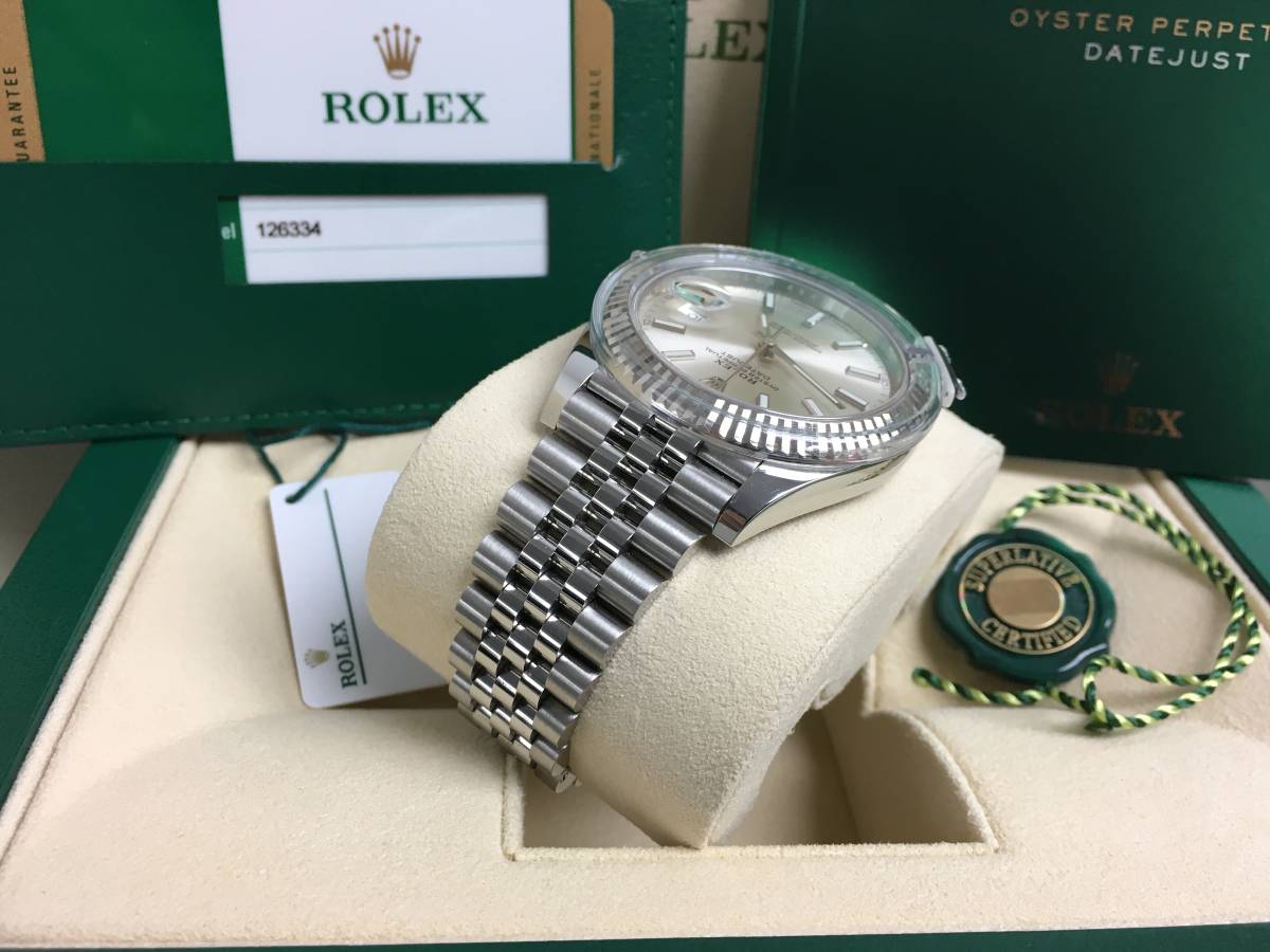 Rolex Datejust 41 II 126334 Jubilee 18k White gold Bezel