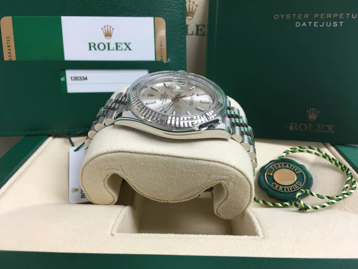 Rolex Datejust 41 II 126334 Jubilee 18k White gold Bezel