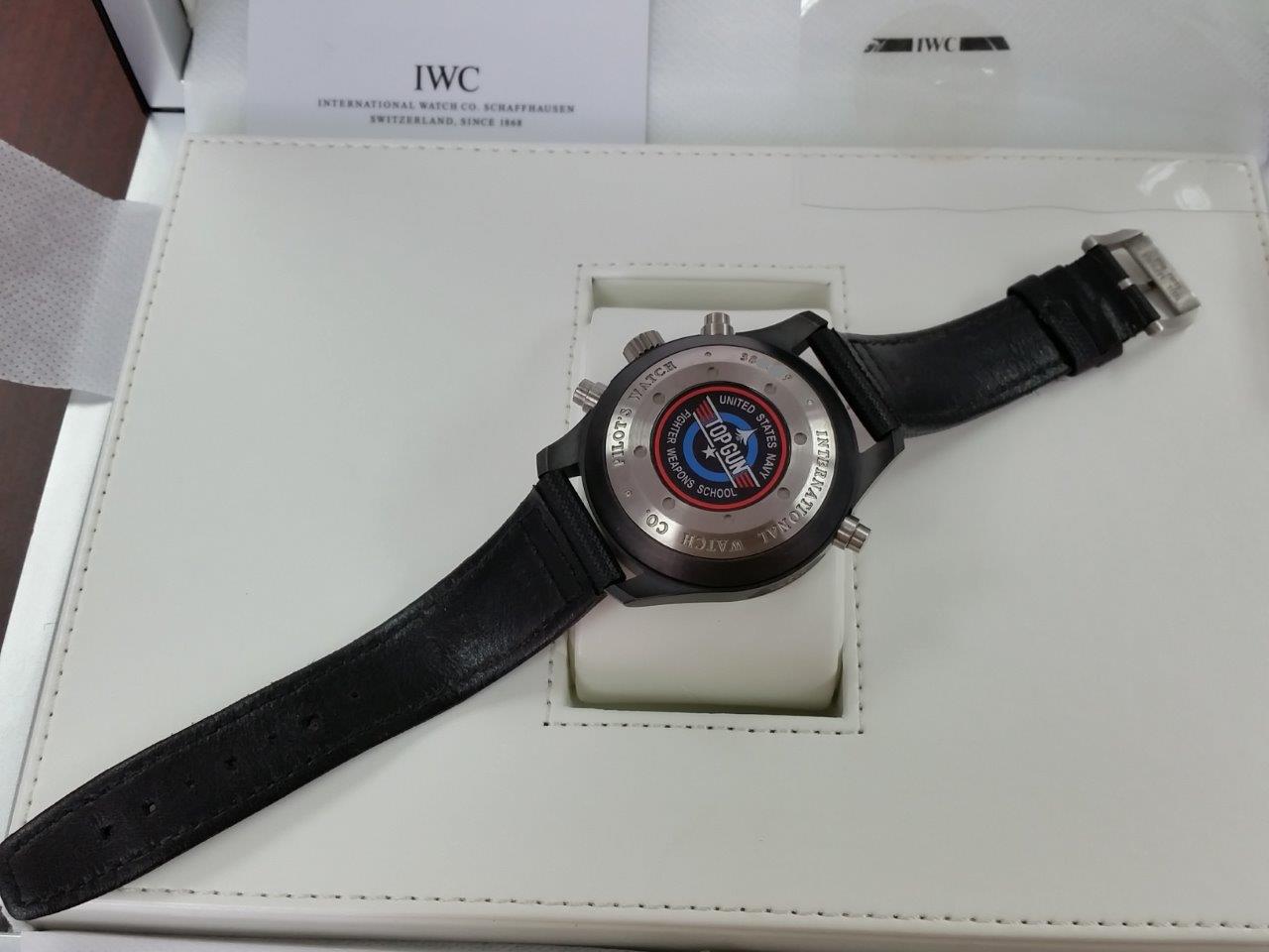 IWC Top Gun Double Chronograph Split Second Black 379901