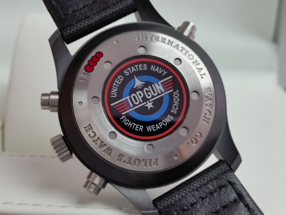 IWC Top Gun Double Chronograph Split Second Black 379901