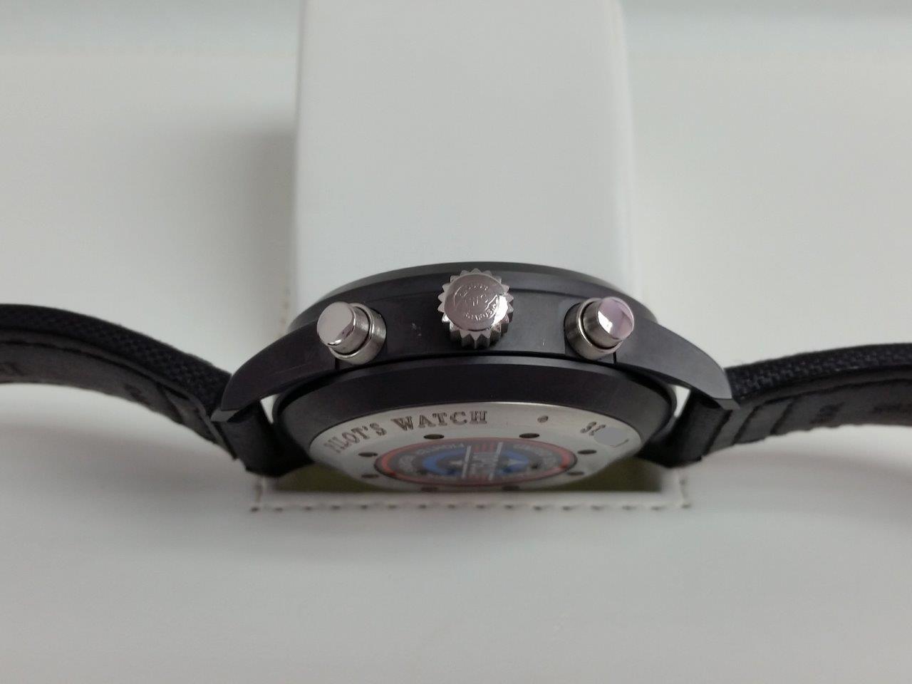 IWC Top Gun Double Chronograph Split Second Black 379901