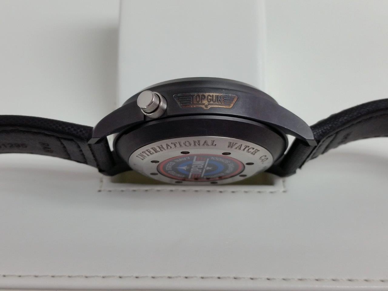 IWC Top Gun Double Chronograph Split Second Black 379901