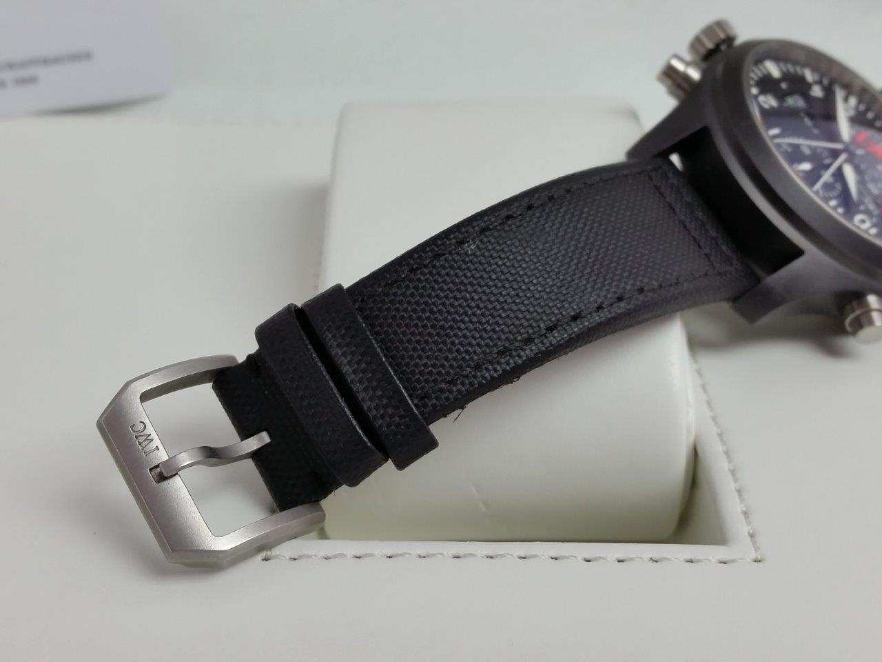 IWC Top Gun Double Chronograph Split Second Black 379901