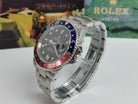 Rolex GMT Pepsi Faded Fat Font Serif 16710 P Master II