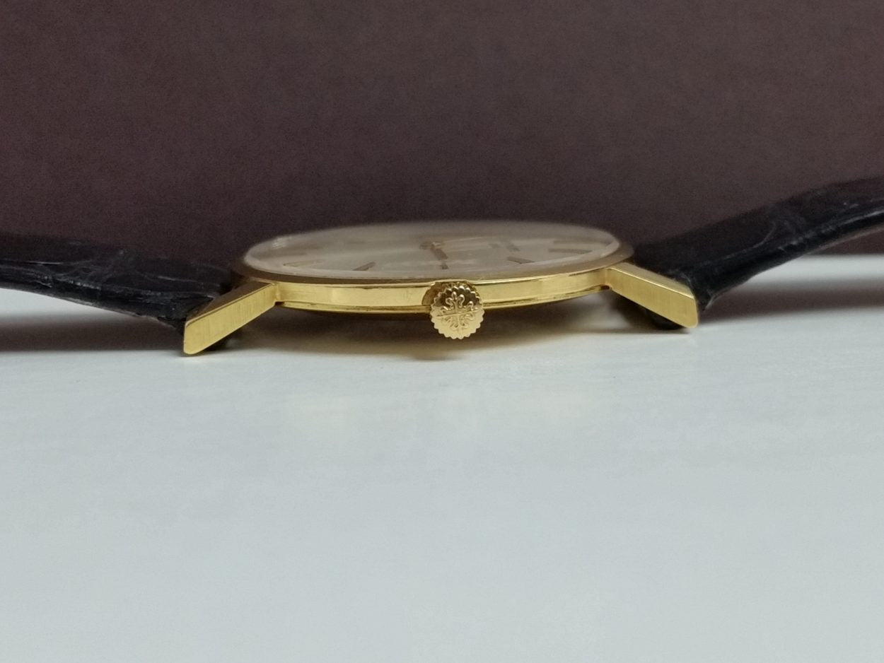 Patek Philippe Vintage Calatrava 3470 Super Ultra Thin Mechanical Manual Wound 18k Yellow Gold