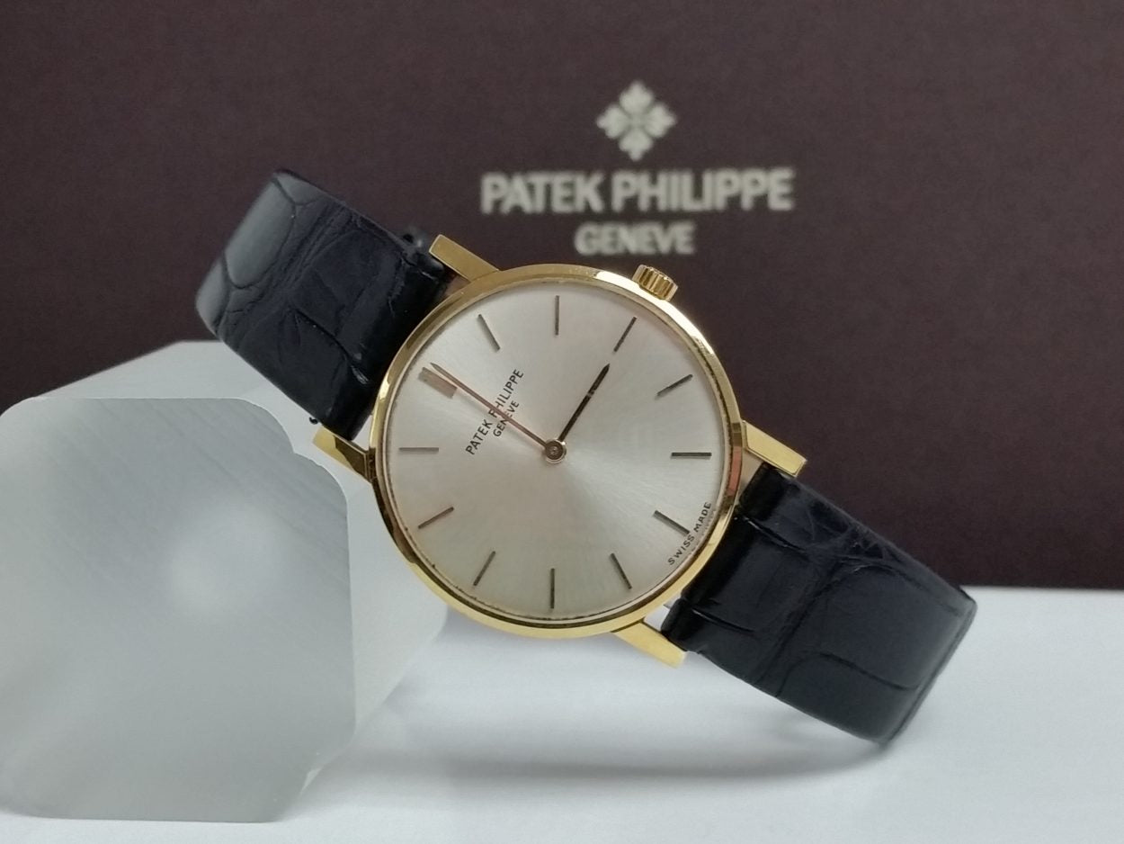 Patek Philippe Vintage Calatrava 3470 Super Ultra Thin Mechanical Manual Wound 18k Yellow Gold