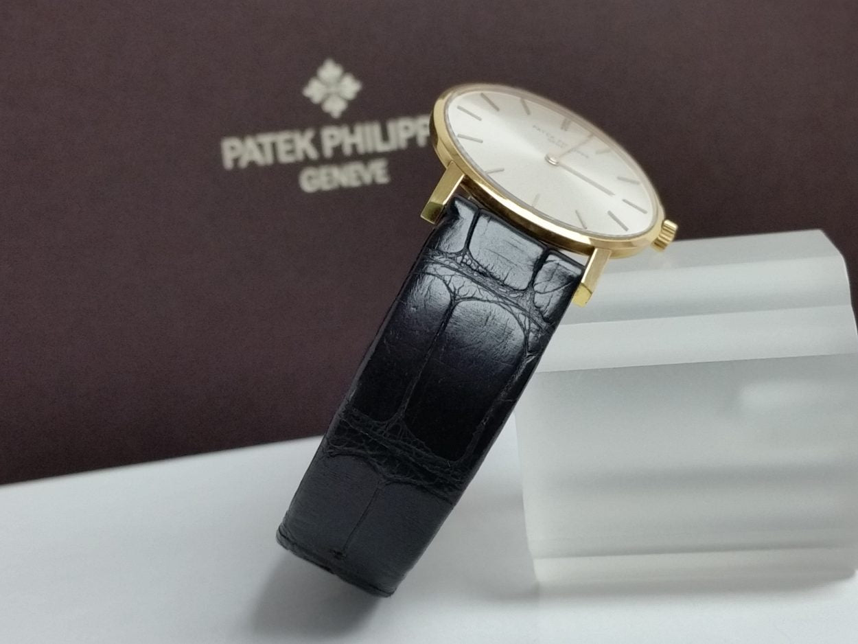 Patek Philippe Vintage Calatrava 3470 Super Ultra Thin Mechanical Manual Wound 18k Yellow Gold