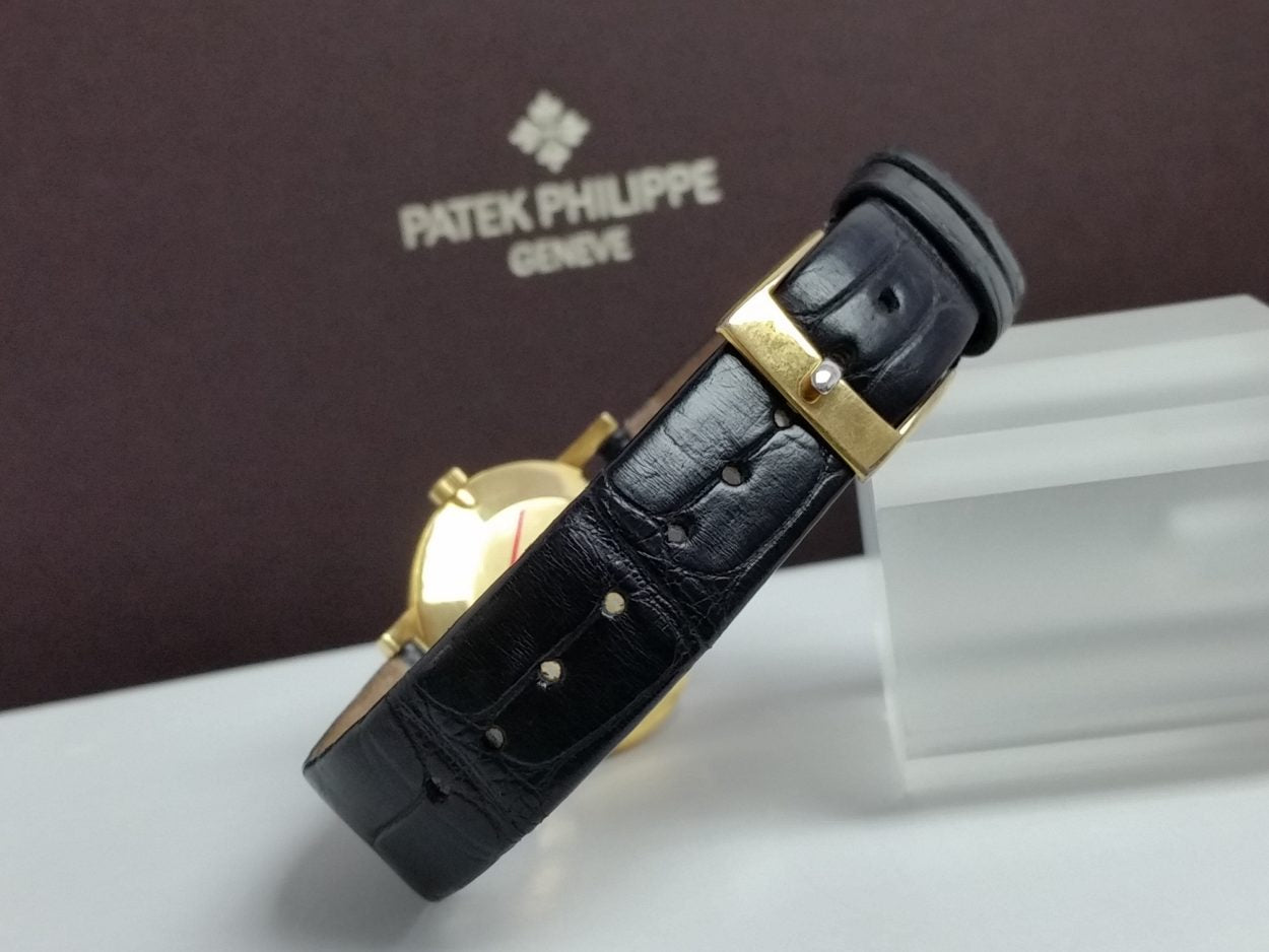 Patek Philippe Vintage Calatrava 3470 Super Ultra Thin Mechanical Manual Wound 18k Yellow Gold