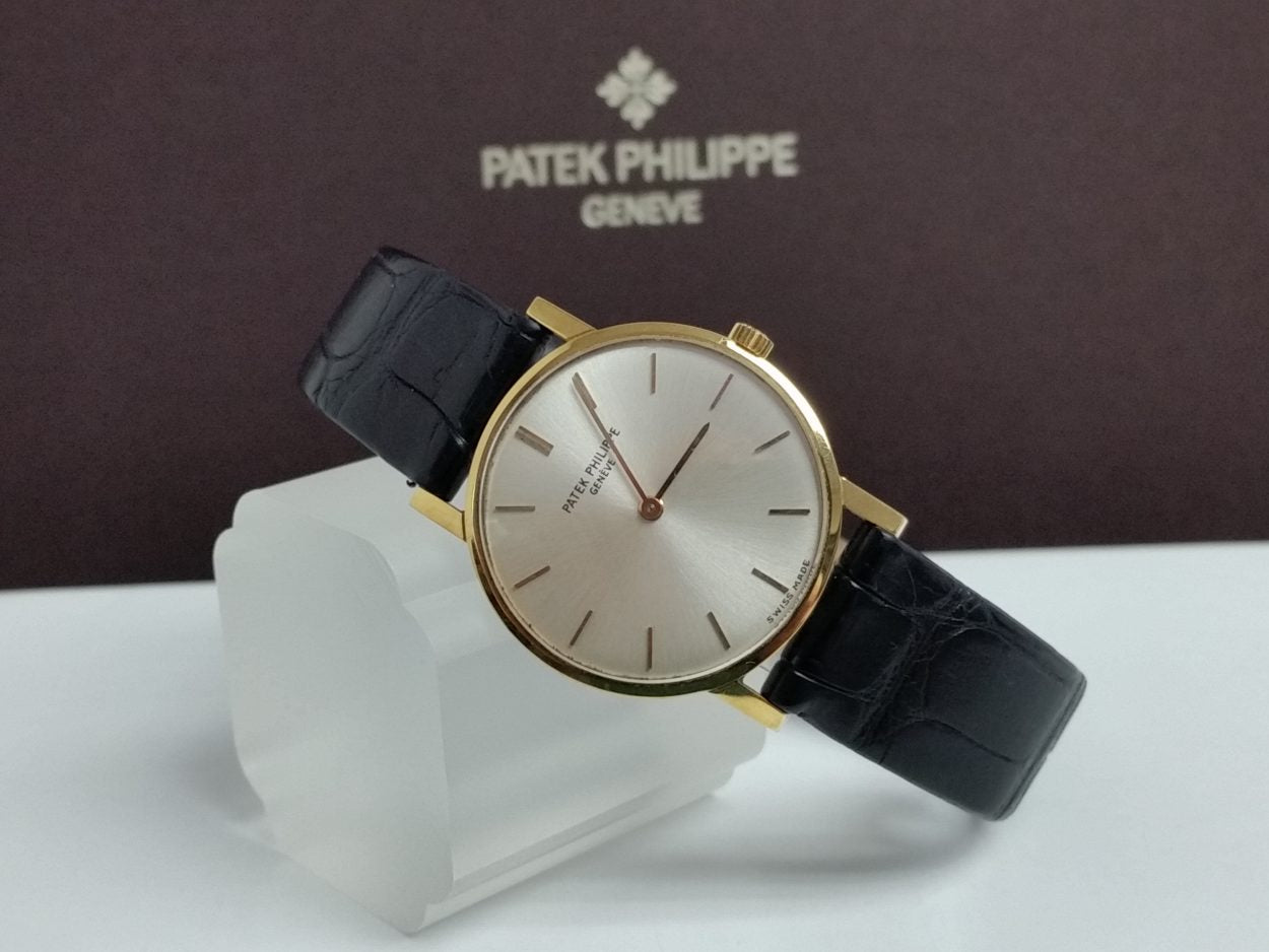 Patek Philippe Vintage Calatrava 3470 Super Ultra Thin Mechanical Manual Wound 18k Yellow Gold