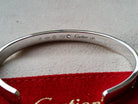Cartier Love Bracelet Diamond Open Bangle 18k white gold 17