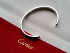 Cartier Love Bracelet Diamond Open Bangle 18k white gold 17