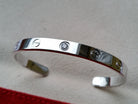 Cartier Love Bracelet Diamond Open Bangle 18k white gold 17