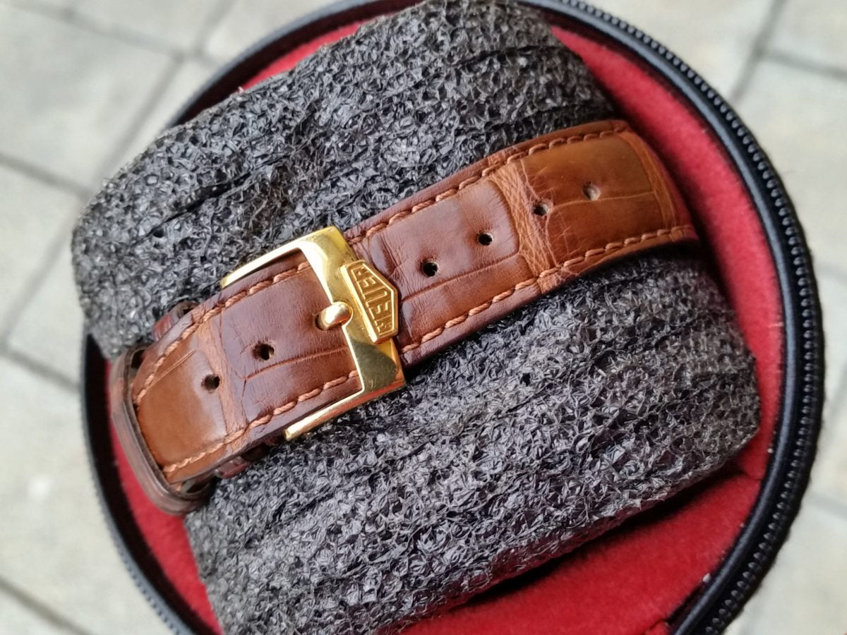 TAG Heuer 1964 Carrera re-Edition Panamericana 18k gold Valjoux 72 Daytona Chronograph