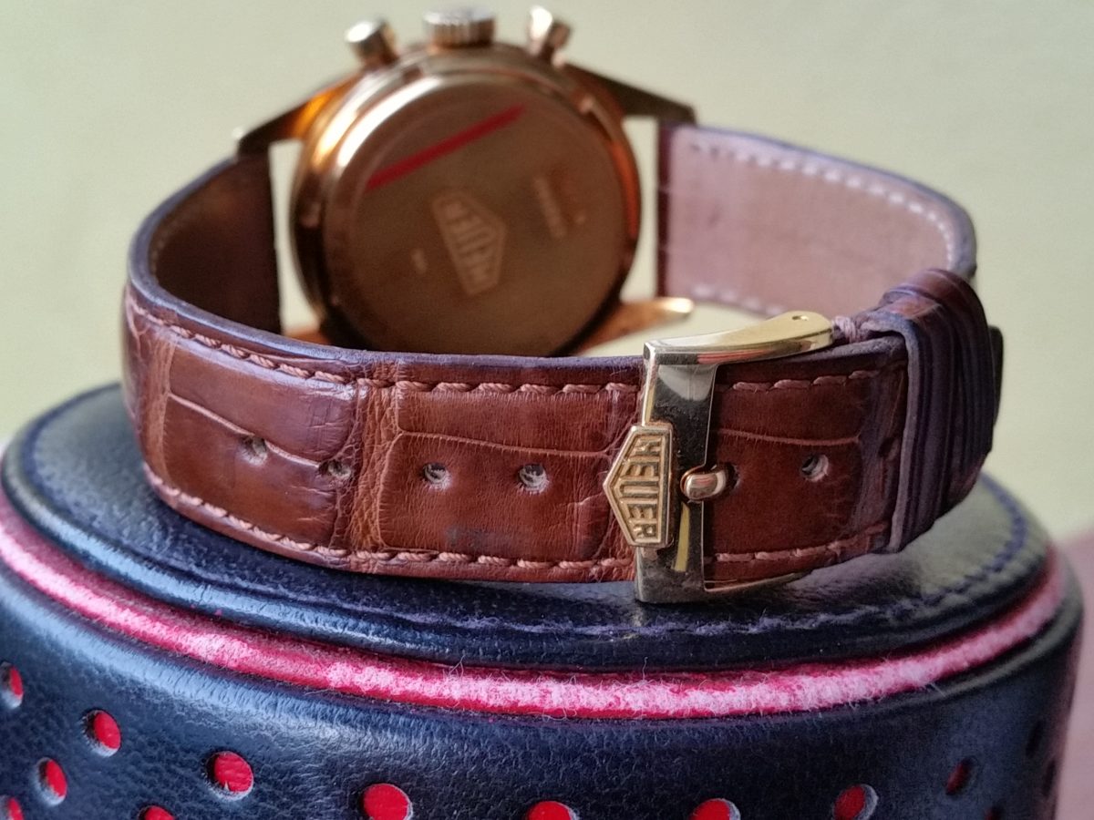 TAG Heuer 1964 Carrera re-Edition Panamericana 18k gold Valjoux 72 Daytona Chronograph