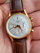 TAG Heuer 1964 Carrera re-Edition Panamericana 18k gold Valjoux 72 Daytona Chronograph