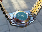 NOS 1995 Classic Rolex Datejust 16233 W Champagne Stick 18k Gold and Steel Box/Papers