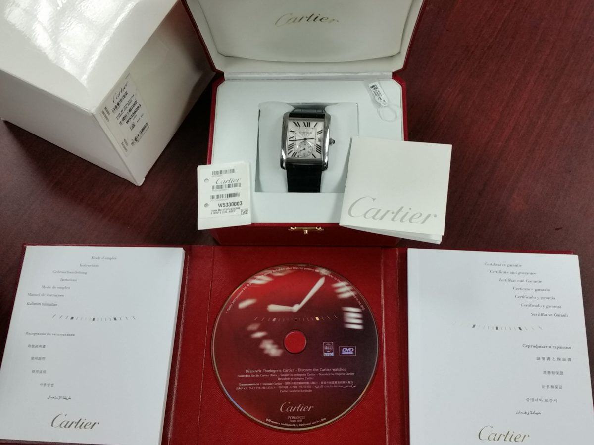 Tank de Cartier MC XL automatic Silver Black
