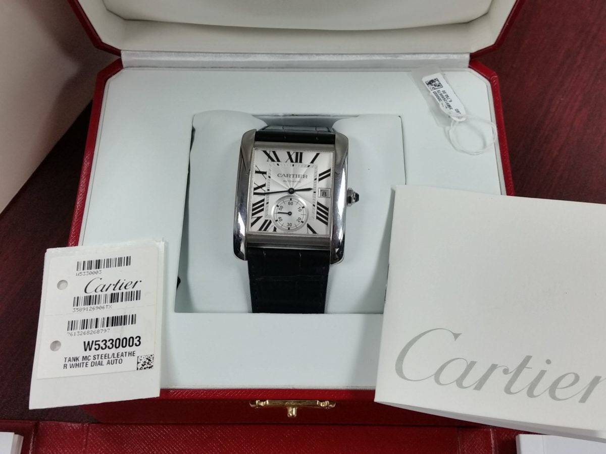 Tank de Cartier MC XL automatic Silver Black