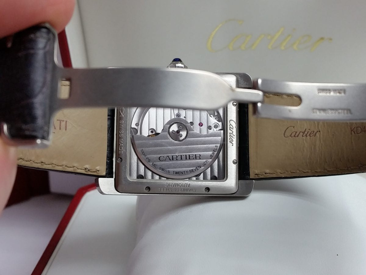 Tank de Cartier MC XL automatic Silver Black