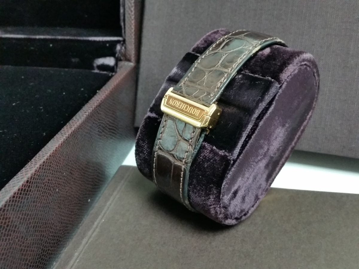 Boucheron La Carre Automatique limited edition 18k rose gold
