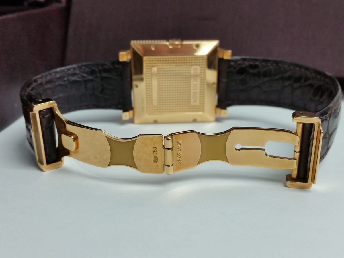 Boucheron La Carre Automatique limited edition 18k rose gold