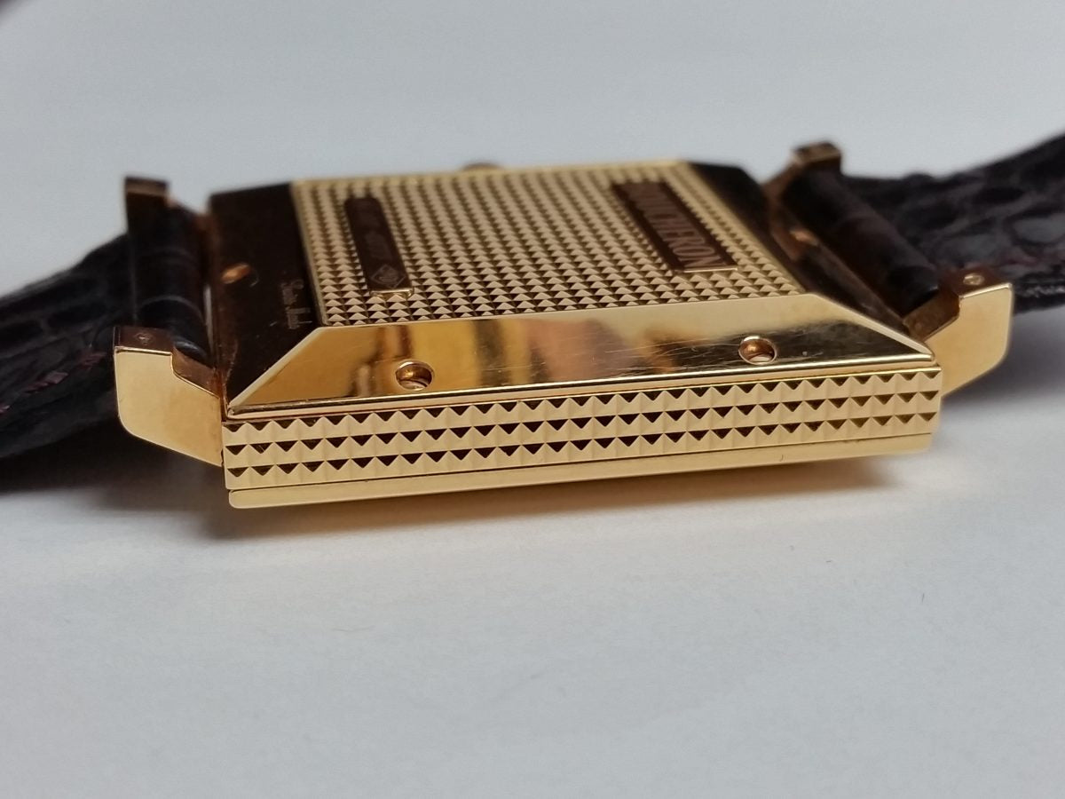 Boucheron La Carre Automatique limited edition 18k rose gold