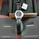 Panerai luminor marina 631 mechanical hand wound blue logo