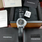 Panerai luminor marina 631 mechanical hand wound blue logo
