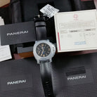 Panerai luminor marina 631 mechanical hand wound blue logo
