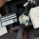 Panerai luminor marina 631 mechanical hand wound blue logo