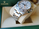 Rolex Explorer II 42mm POLAR WHITE Orange Hand GMT 216570 MINT Full Set