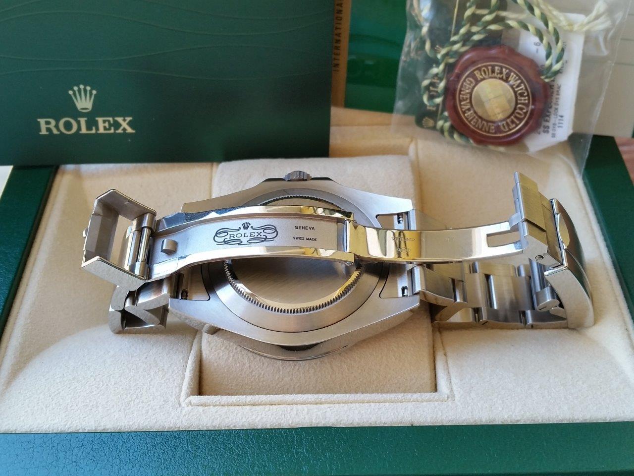 Rolex Explorer II 42mm POLAR WHITE Orange Hand GMT 216570 MINT Full Set