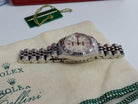 Rolex Datejust Jubilee 79174 SERTI Diamond Dial SS/18k Gold Fluted Bezel