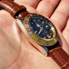 Rolex GMT-Master 16753 Brown Nipple Gilt Dial 2 Tone Root Beer Quick Set 1981 Vintage