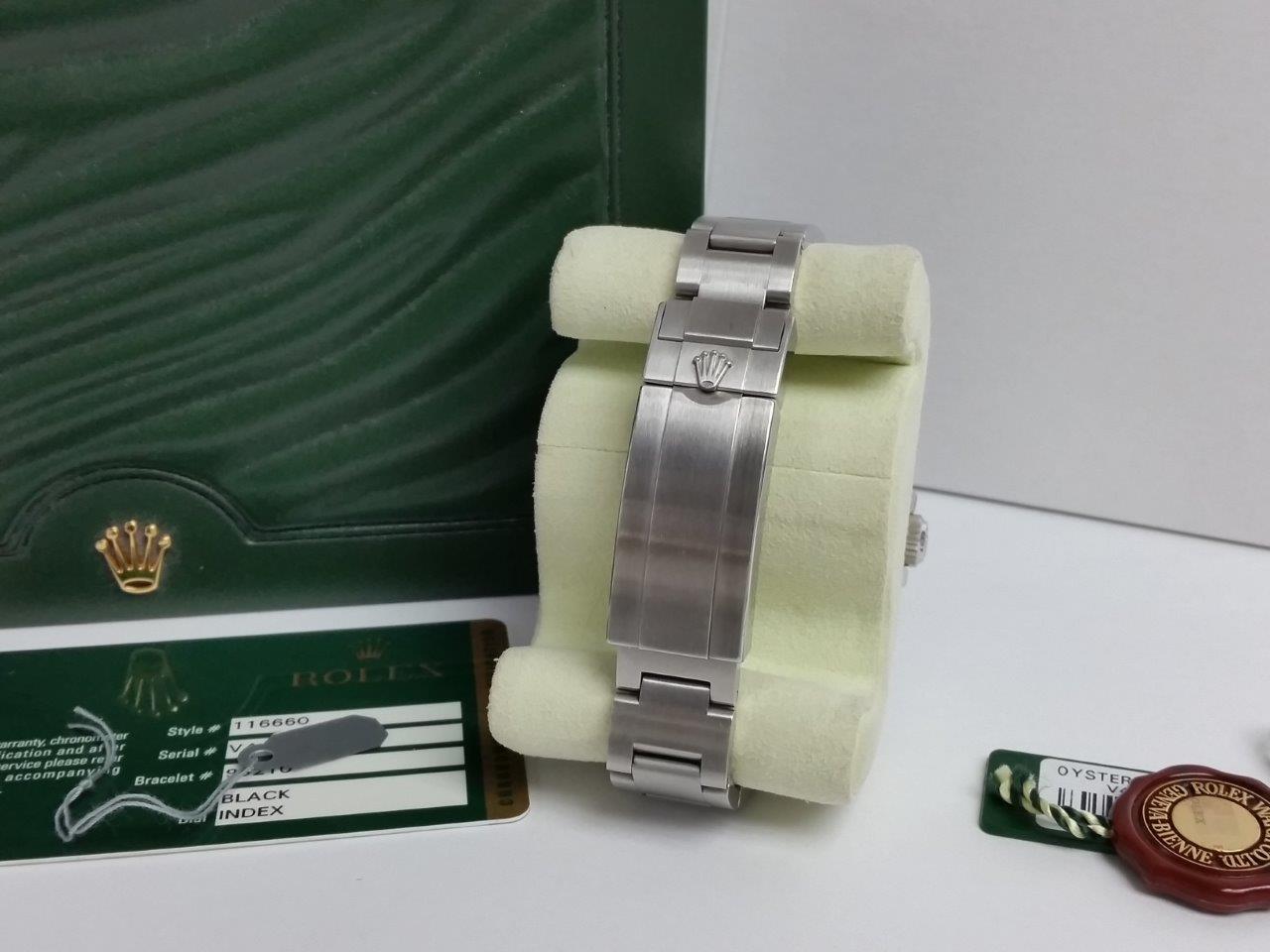 Rolex Oyster Perpetual DEEPSEA SEA-DWELLER 3900M Black Box Papers 116660 V